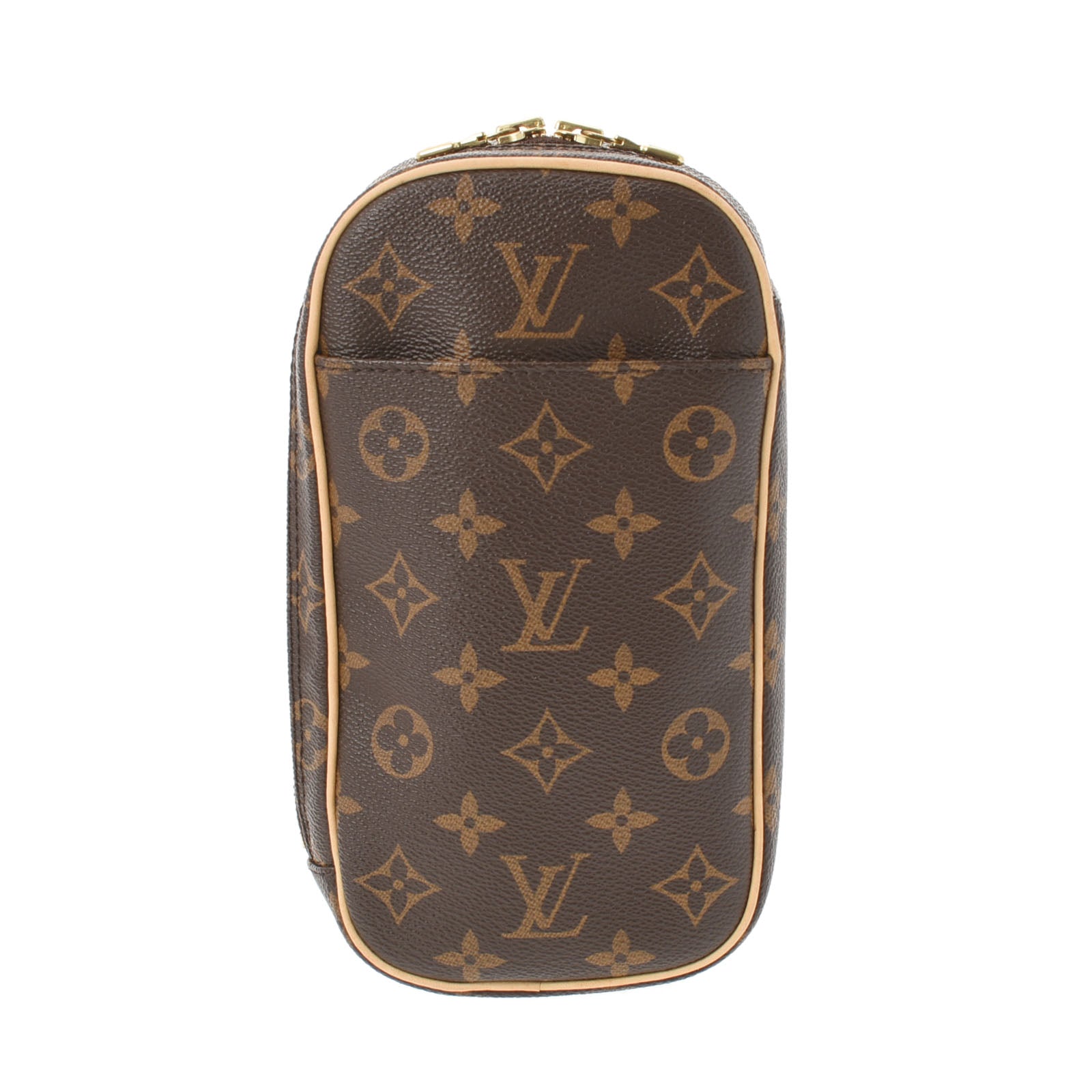 LOUIS VUITTON ルイヴィトン モノグラム ポシェットガンジュ ブラウン M51870 ユニセックス モノグラムキャンバス ボディバッグ Aランク 中古 