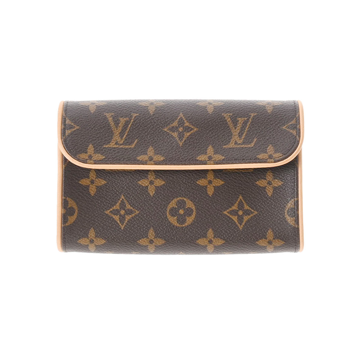 LOUIS VUITTON ルイヴィトン モノグラム ポシェットフロランティーヌ ブラウン M51855 ユニセックス モノグラムキャンバス ウエストバッグ ABランク 中古 