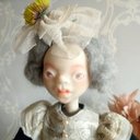 アンティーク少女　handmade doll  No.054