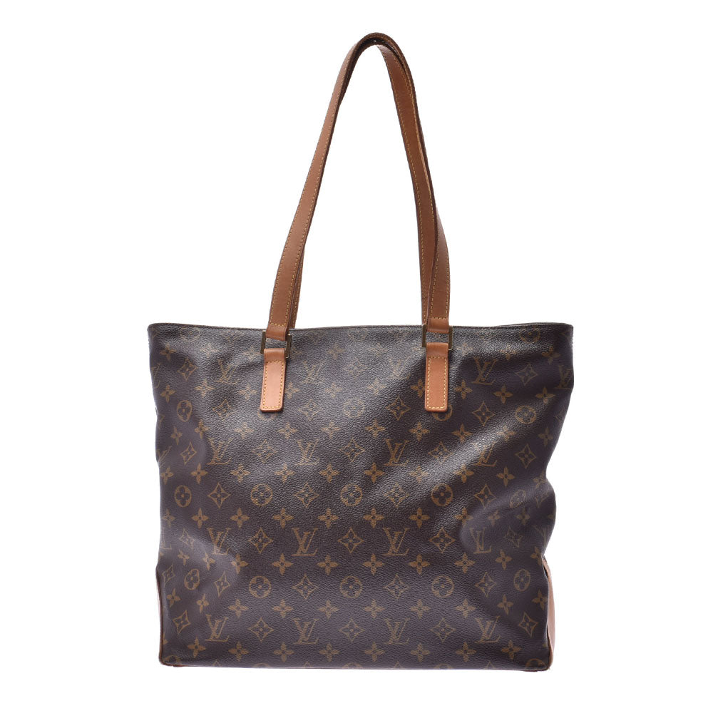 LOUIS VUITTON ルイヴィトンカバメゾ  14145 ブラウン ユニセックス モノグラムキャンバス トートバッグ M51151  中古