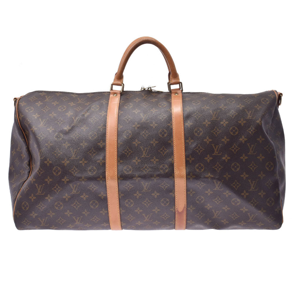 LOUIS VUITTON ルイヴィトン モノグラム キーポルバンドリエール60 ブラウン M41412 ユニセックス モノグラムキャンバス ボストンバッグ Bランク 中古 