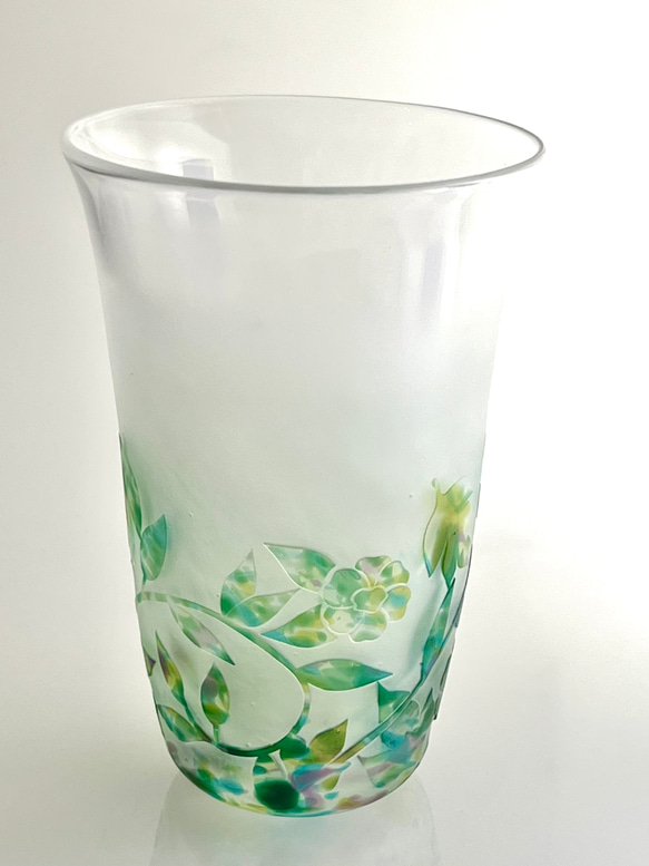 【Diphylleia luce】1個/ 野花タンブラー colorful glass 限定販売　(再販不可)