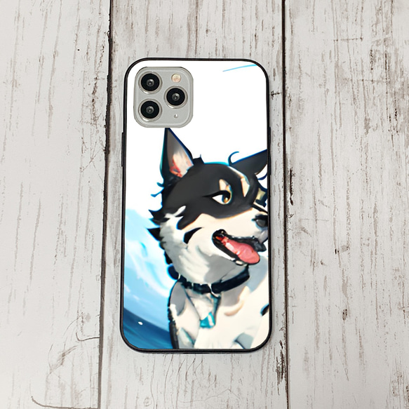 iphoneケース1-4-30 iphone 強化ガラス 犬・いぬ・ワンちゃん 箱7 かわいい アイフォン iface