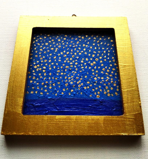 「海と星空」原画・油彩・絵画・壁掛け