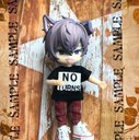 ねんどろいどどーる　服　普通丈　黒色Tシャツ