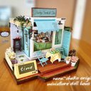 ミニチュアドールハウス完成品（Flower Cafe DIY）時計 再販なし