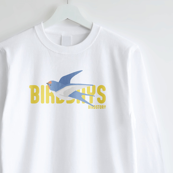 長袖Tシャツ（BIRD DAYS / ツバメ / A）