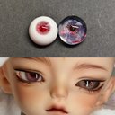 【12mm14mm16mm18mm】 ドールアイ ハンドメイドドール bjd 目 サイズ12/6 オビツ11アイ-4785