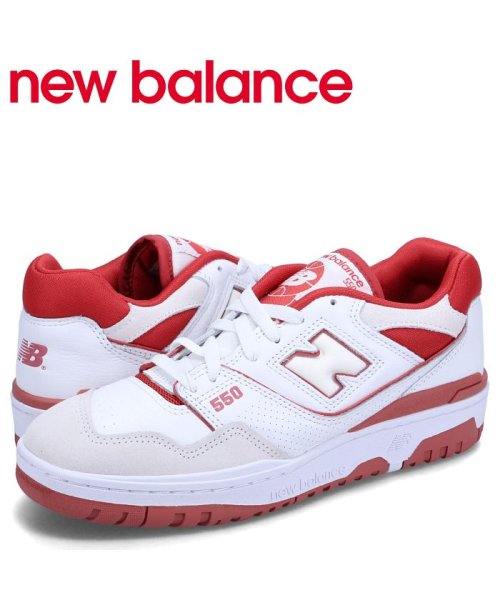 ニューバランス new balance 550 スニーカー メンズ Dワイズ ホワイト 白 BB550STF