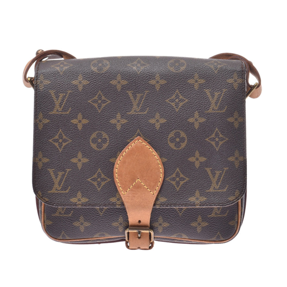 LOUIS VUITTON ルイヴィトン モノグラム カルトシエール ブラウン M51253 ユニセックス モノグラムキャンバス ショルダーバッグ Bランク 中古 