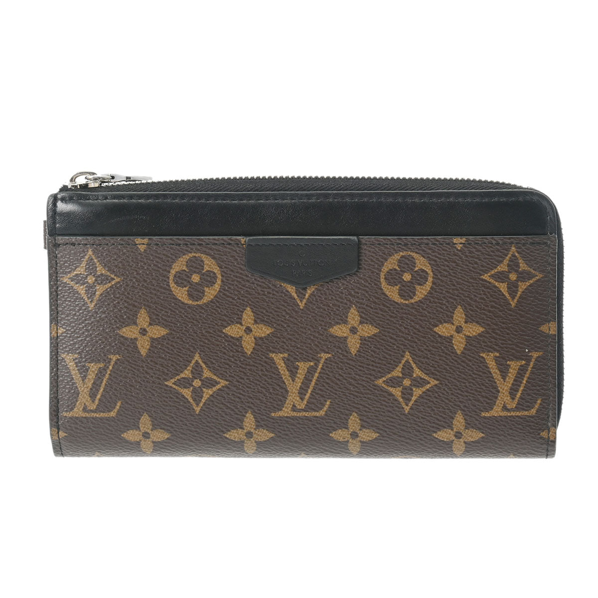 LOUIS VUITTON ルイヴィトン マカサー ジッピードラゴンヌ ブラウン/黒 M69407 メンズ モノグラムキャンバス 長財布 Aランク 中古 