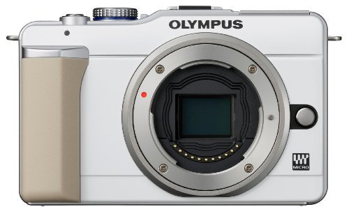 OLYMPUS ミラーレス一眼 PEN E-PL1ボディ ホワイト E-PL1 BODY WHT【中古品】