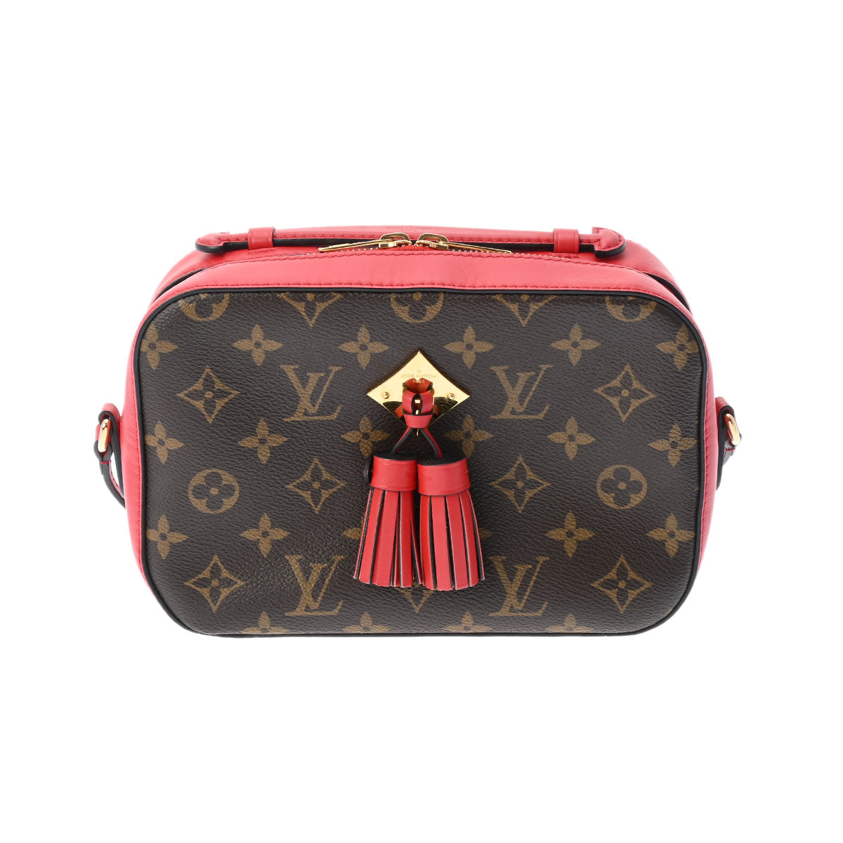 LOUIS VUITTON ルイヴィトン モノグラム サントンジュ  コクリコ ブラウン M43556 レディース モノグラムキャンバス ショルダーバッグ Aランク 中古 