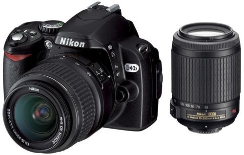 Nikon デジタル一眼レフカメラ D40X ダブルズームキット D40XWZ【中古品】