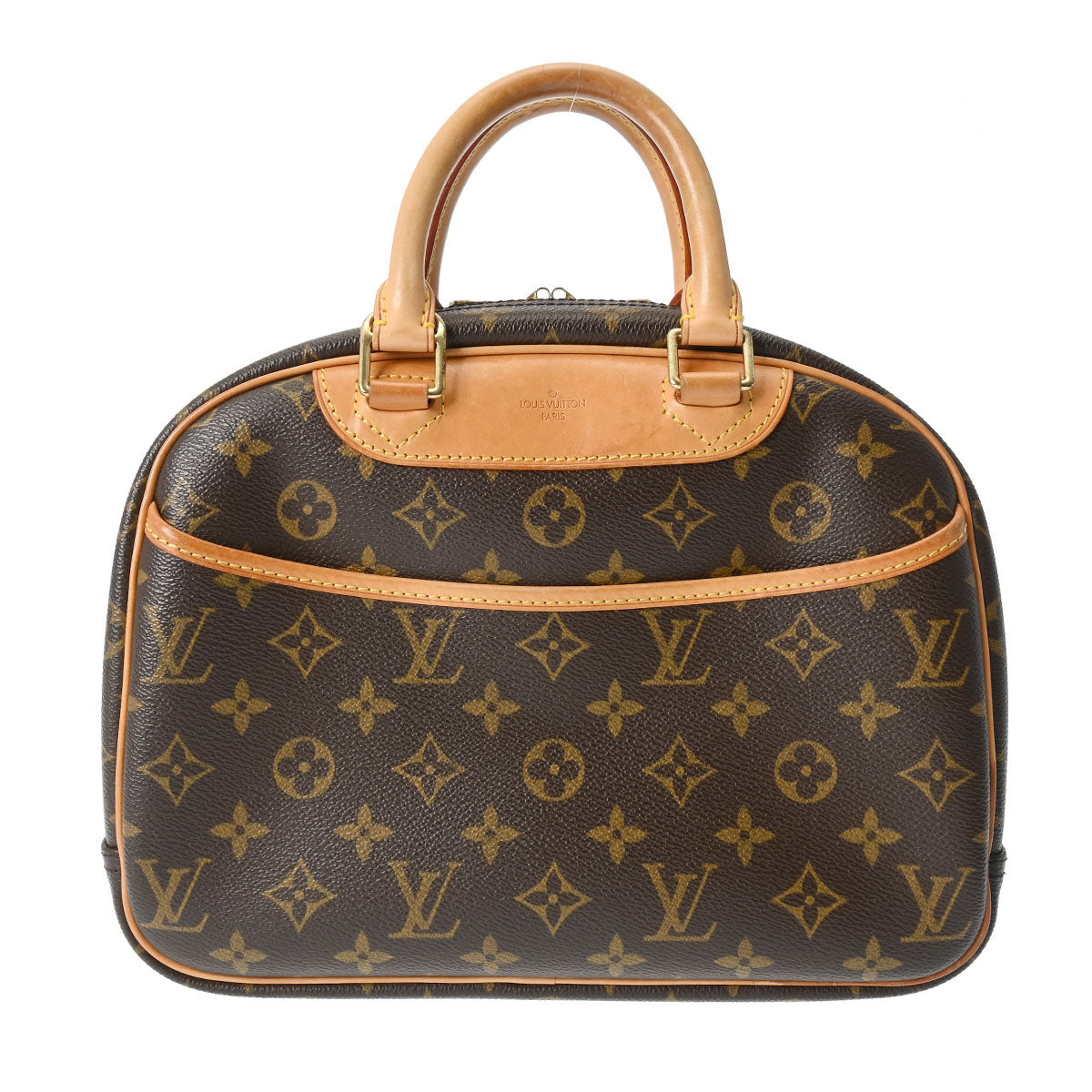 LOUIS VUITTON ルイヴィトン モノグラム トゥルーヴィル ブラウン M42228 ユニセックス モノグラムキャンバス ハンドバッグ Bランク 中古 