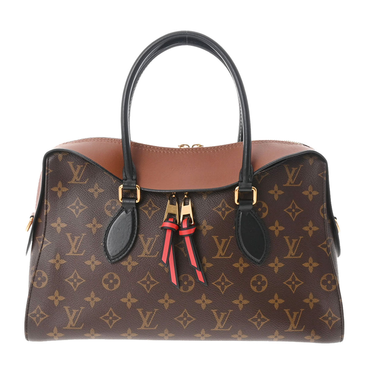 LOUIS VUITTON ルイヴィトン モノグラム テュイルリートート キャラメル M41456 レディース モノグラムキャンバス 2WAYバッグ Aランク 中古 