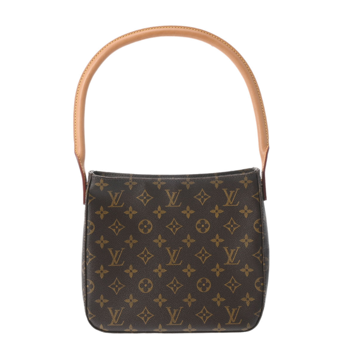 LOUIS VUITTON ルイヴィトン モノグラム ルーピング MM  ブラウン M51146 レディース モノグラムキャンバス セミショルダーバッグ ABランク 中古 