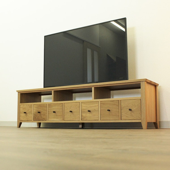 テレビボード　TONGARI　7oak-na　オーク　156ｃｍ　大川市　WAプラス　受注生産品