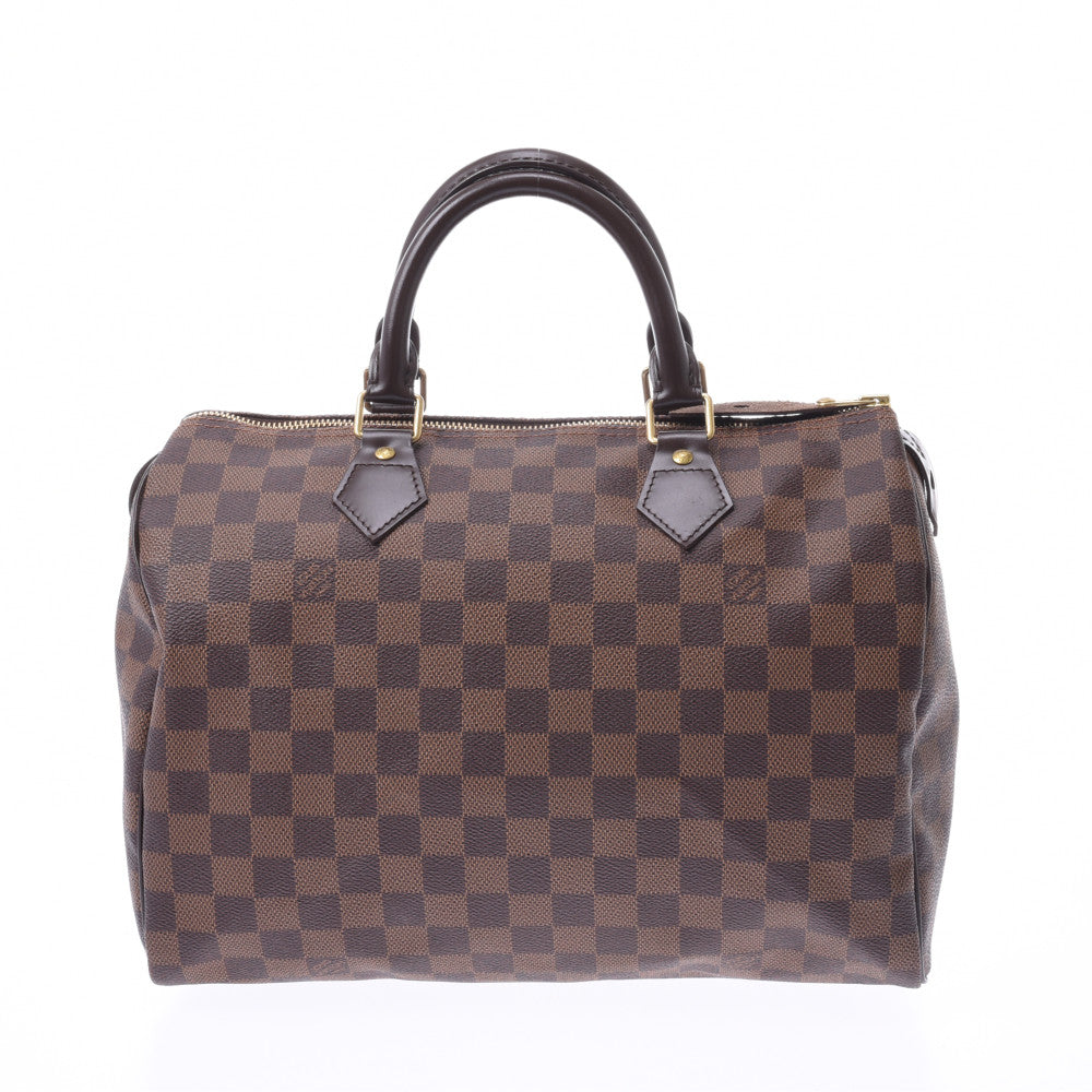 LOUIS VUITTON ルイヴィトン ダミエ スピーディ30 USA製 ブラウン N41531 レディース ダミエキャンバス ハンドバッグ Aランク 中古 