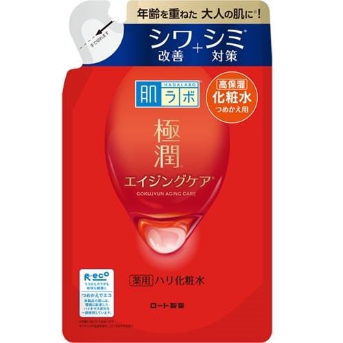 ロート製薬 極潤 薬用ハリ化粧水 つめかえ用 肌ラボ 170mL