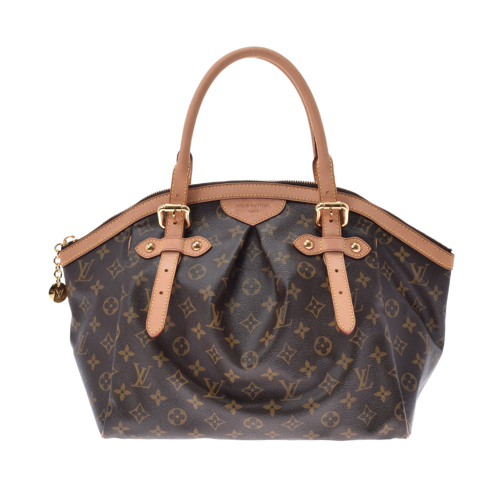 LOUIS VUITTON ルイヴィトン モノグラム ティヴォリ GM ブラウン M40144 レディース モノグラムキャンバス ハンドバッグ Aランク 中古 