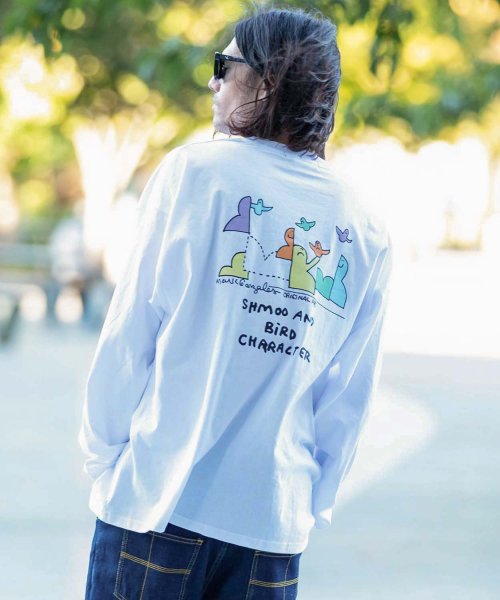 MARK GONZALES ARTWORK COLLECTION(マーク ゴンザレス)バックプリントロングTシャツ/5type/4colors