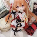 BJD 1/3 1/4  1/6人形 ドール用ウィッグ カツラ 耐熱 ハンドメイドzxww-4