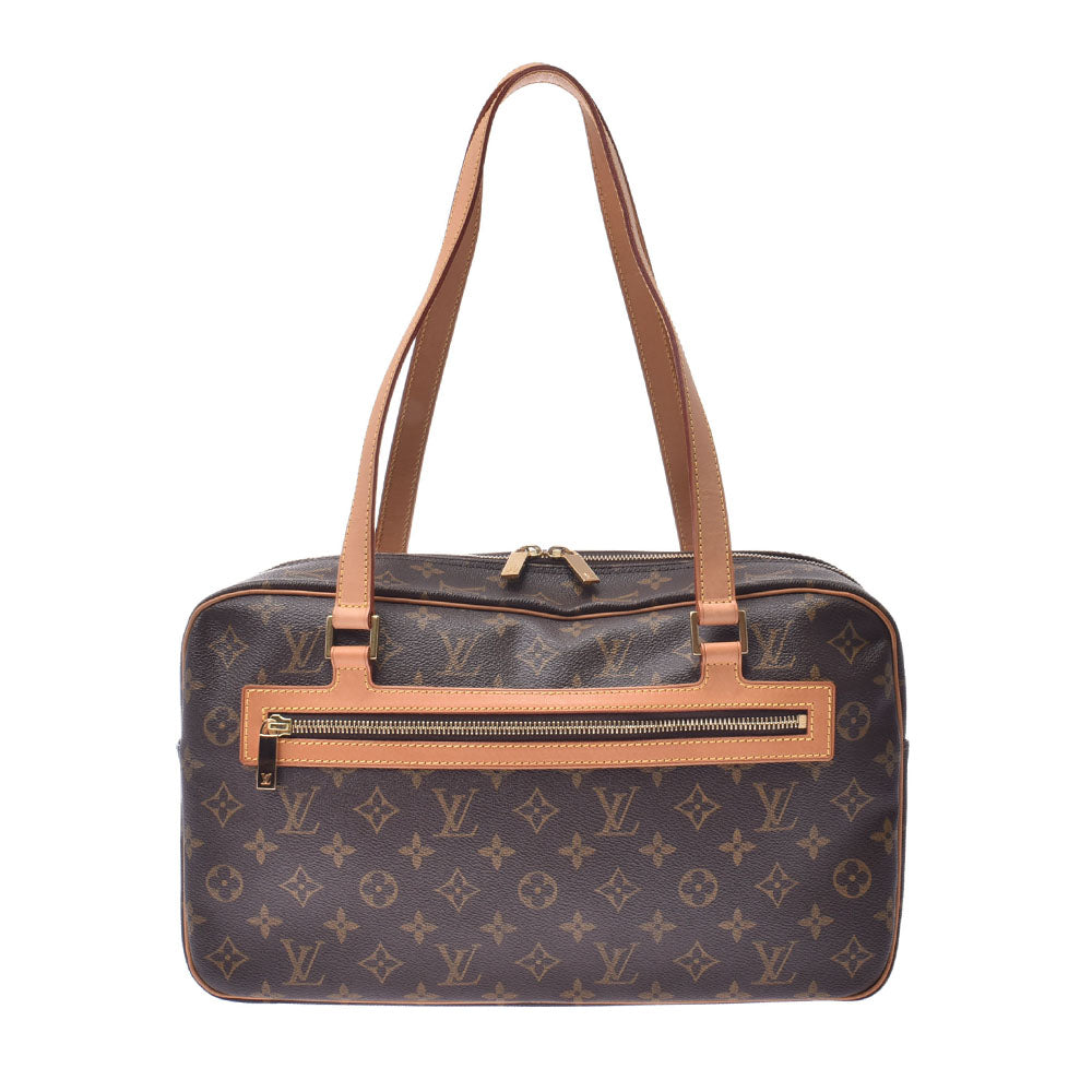 LOUIS VUITTON ルイヴィトンシテGM  モノグラム ブラウン ユニセックス モノグラムキャンバス ハンドバッグ M51181  中古