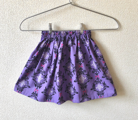 限定【わけありな逸品】☆110size☆パープルキッズスカート