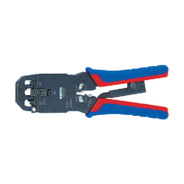 KNIPEX プラグ用圧着ペンチ 200mm 9751-12 1丁 446-9755（直送品）