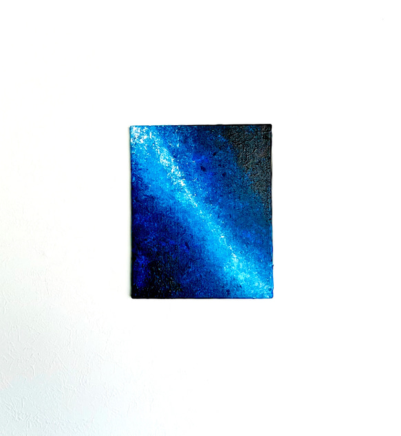 【零103】絵画  宇宙 青 空 海  抽象画 原画  インテリア