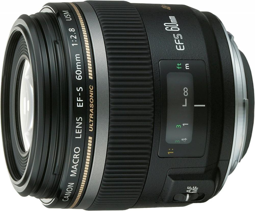 Canon 単焦点マクロレンズ EF-S60mm F2.8マクロ USM APS-C対応【中古品】