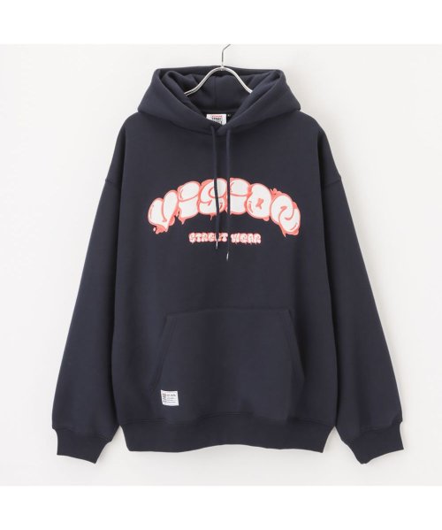 VISION STREET WEAR ヴィジョンストリートウェア 裏起毛タギングワッペンパーカー 2905042