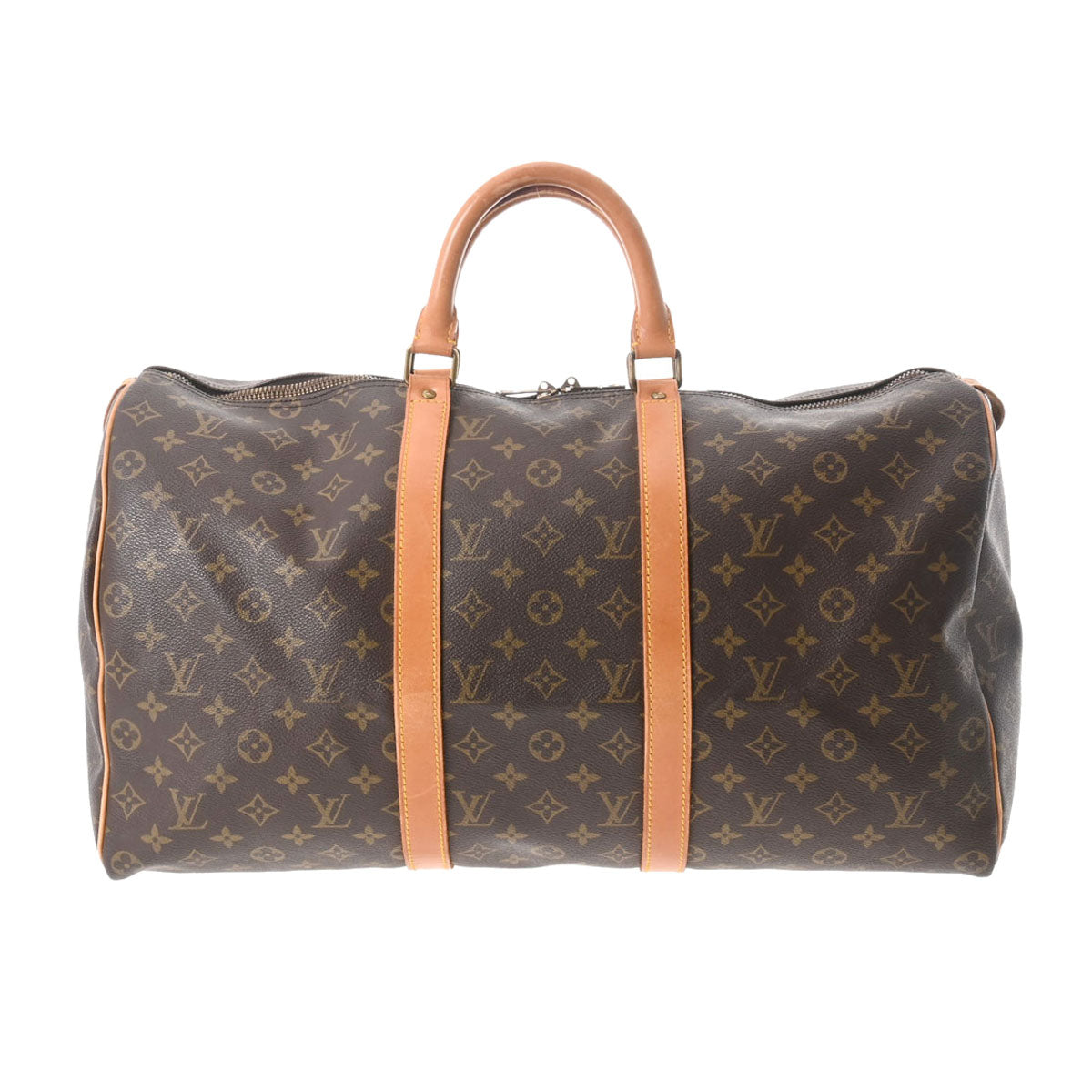 LOUIS VUITTON ルイヴィトン モノグラム キーポル 50 ブラウン M41426 レディース モノグラムキャンバス ボストンバッグ Bランク 中古 