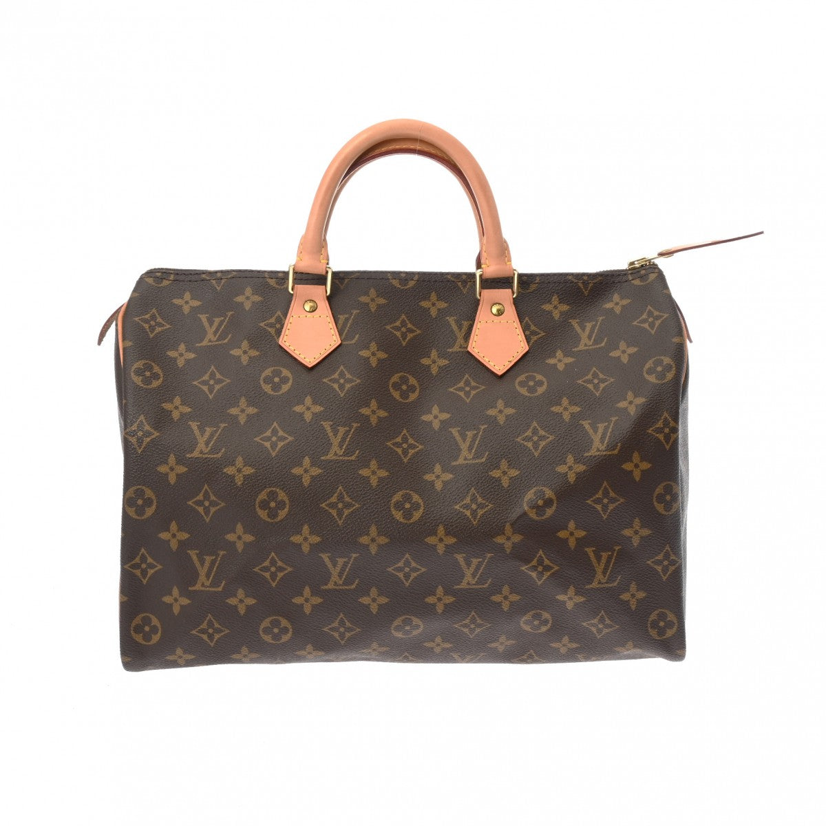 LOUIS VUITTON ルイヴィトン モノグラム スピーディ 35 ブラウン M41524 レディース モノグラムキャンバス ハンドバッグ Aランク 中古 