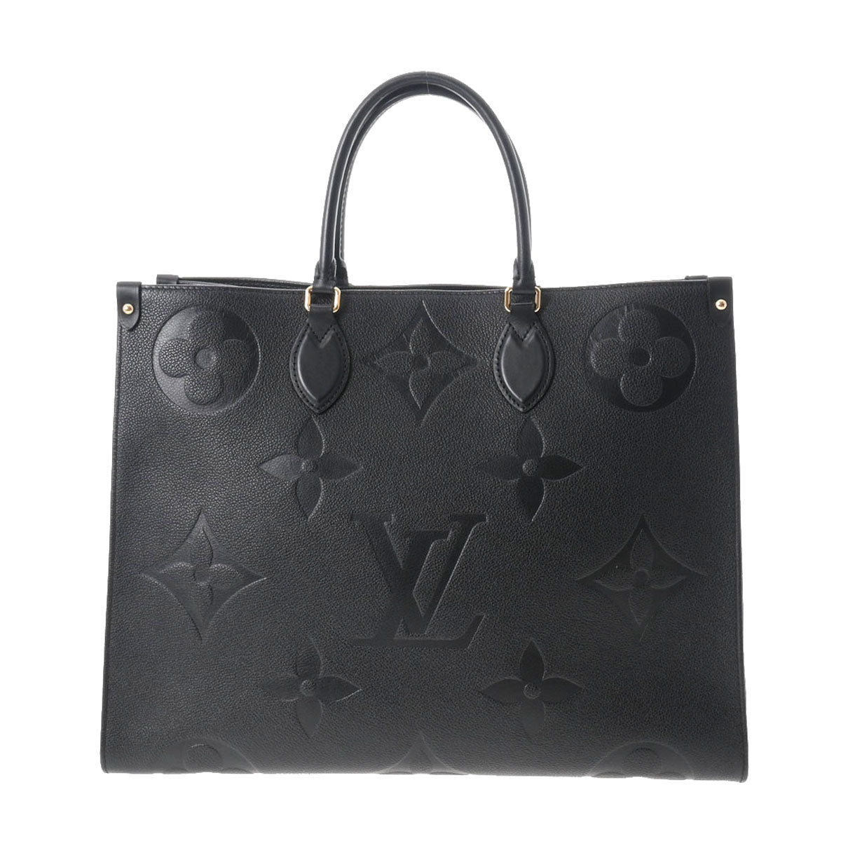 LOUIS VUITTON ルイヴィトン モノグラム アンプラント オンザゴー GM  ノワール M44925 ユニセックス モノグラムアンプラント ハンドバッグ ABランク 中古 