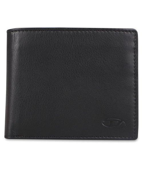 ディーゼル DIESEL 財布 二つ折り メンズ レディース 本革 HISSU HIRESH S WALLET ブラック ブラウン 黒 X08424－P0685