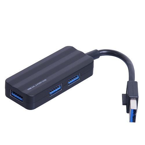 ナカバヤシ UH-3083BK USB3.0 3ポートハブ ブラック