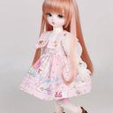 BJD 1/3 1/4  1/6人形 ドール用ウィッグ カツラ 耐熱 ハンドメイドzxww-65