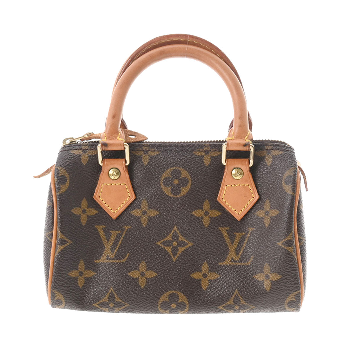 LOUIS VUITTON ルイヴィトン モノグラム ミニスピーディ ブラウン M41534 レディース モノグラムキャンバス ハンドバッグ ABランク 中古 