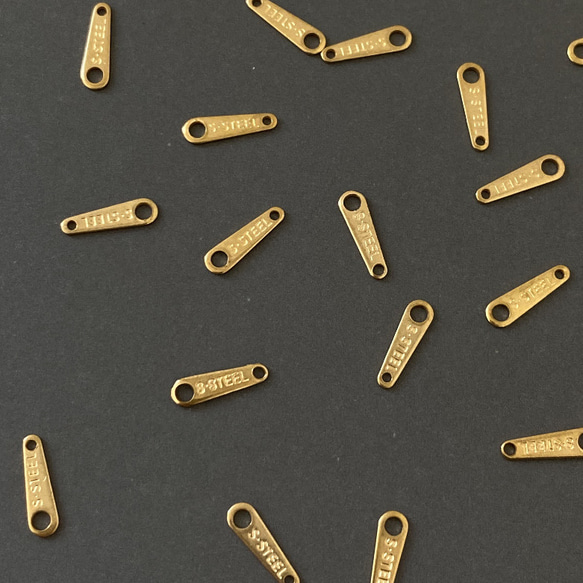 [ 10pcs ] 板ダルマ プレート 10mm サージカルステンレス tag-g04