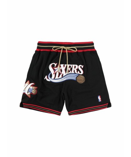 ジャスト・ドン シクサーズ 7インチ ショーツ NBA JUST DON 7 INCH SHORTS 76ERS