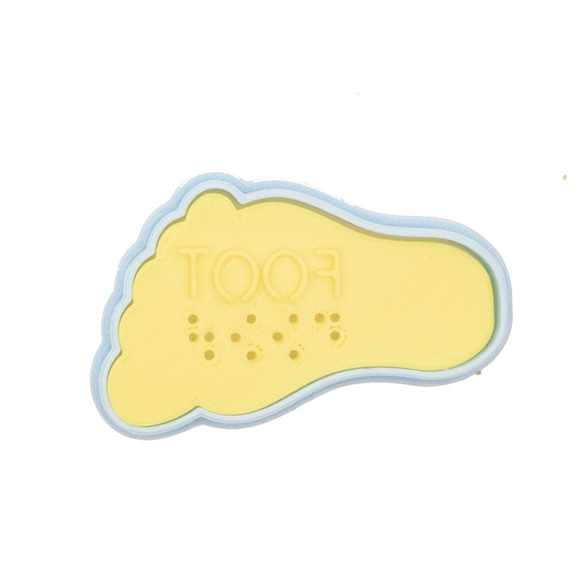 Braille Cookie Cutter［FOOT］　035