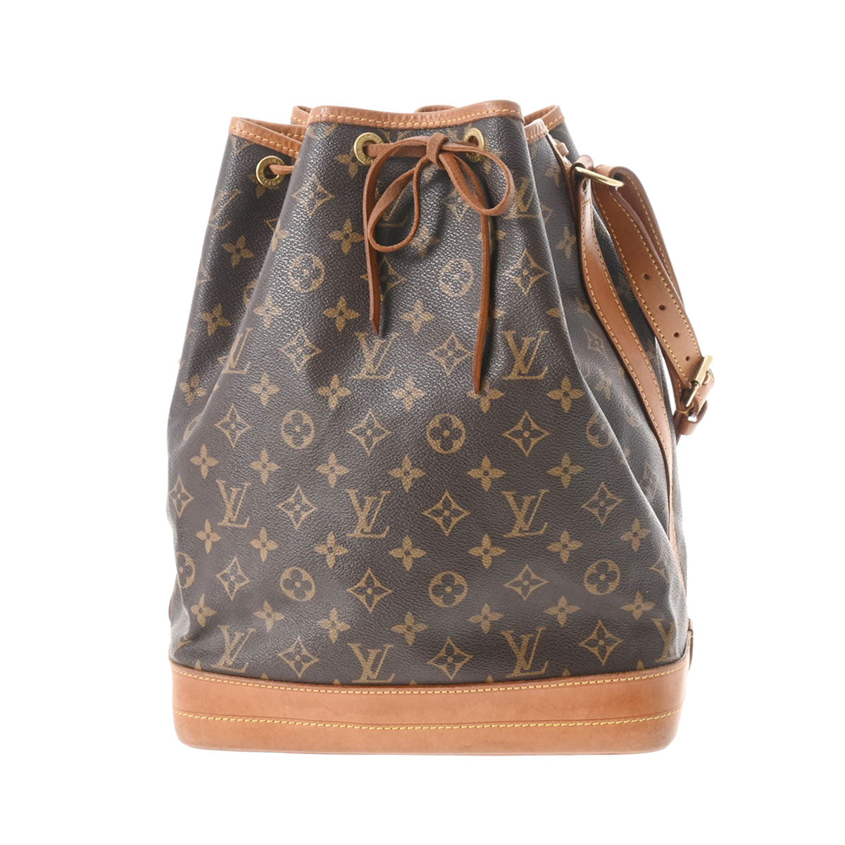 LOUIS VUITTON ルイヴィトン モノグラム ノエ ブラウン M42224 レディース モノグラムキャンバス ショルダーバッグ Bランク 中古 