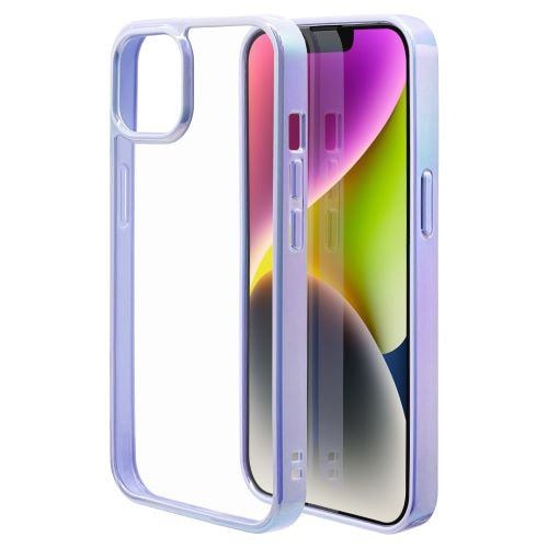 ラスタバナナ iPhone 14/iPhone13 Aurora Frame ハイブリッドケース TPU×PC パープル