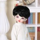 BJD 1/3 1/4  1/6人形 ドール用ウィッグ カツラ 耐熱 ハンドメイドzxww-300