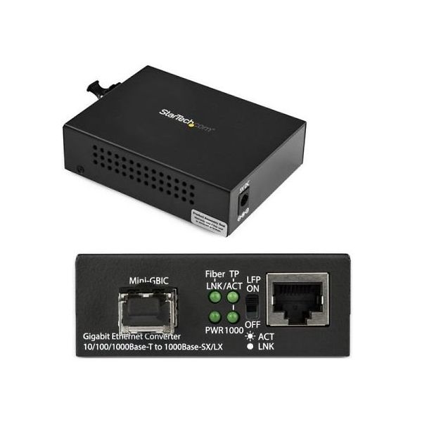 StarTech.com 光メディアコンバータ GbE対応 マルチモード対応 LCコネクタ 最大550m MCM1110MMLC 1個（直送品）