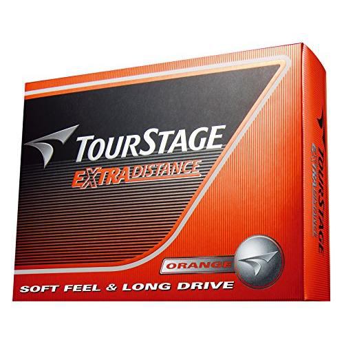 ブリヂストン TOURSTAGE EXTRA DISTANCE(ツアーステージ エキストラディスタンス)ボール 12球入 ゴルフボール TOURSTAGEオレンジ