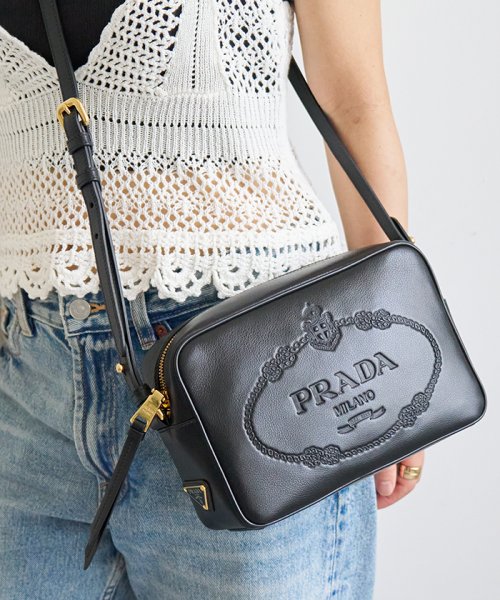 【PRADA(プラダ)】 PRADA バッグ ショルダーバッグ  1bh089glacalnero