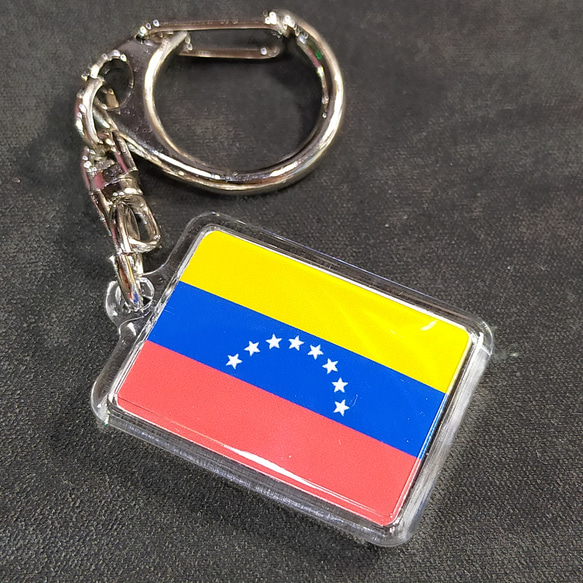 ◆新品◆ ベネズエラ（国章なし） キーホルダー 国旗 Venezuela